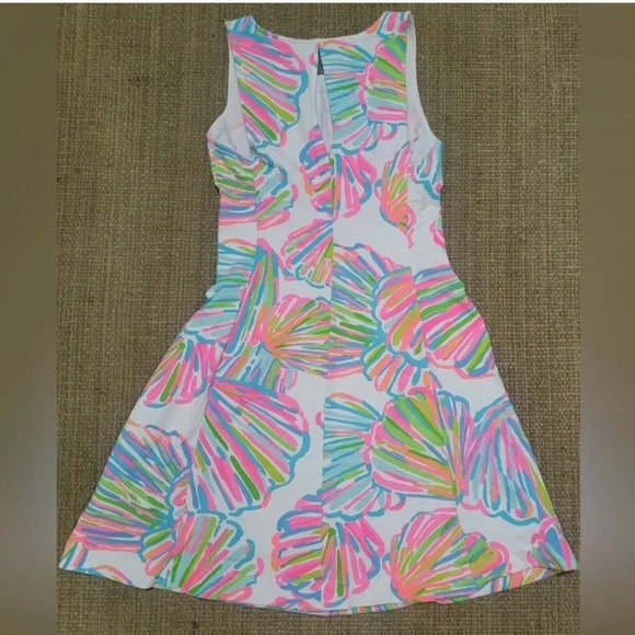 Lilly Pulitzer Felicity Dress Resort White Shellabrate Size XS - Picture 2 of 4